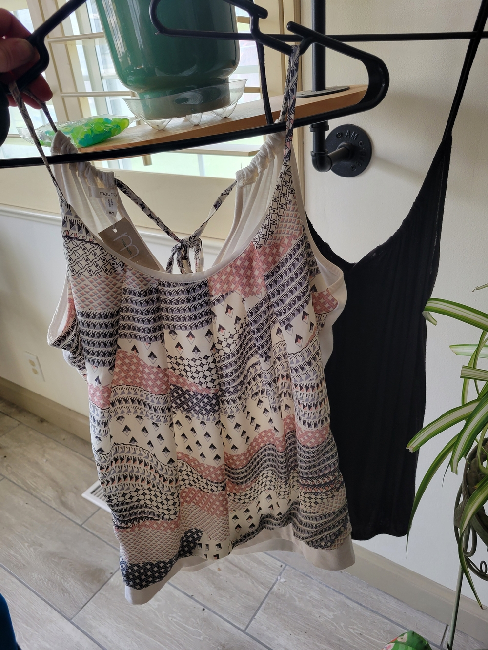 Nwt Maurices Bundle Of 2 - White/Pink/Black Tanks